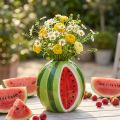 Wazon ceramiczny arbuz wazon dekoracyjny ceramiczny wys. 12cm | Floristik24.pl