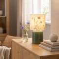 Lampa stołowa LED z kwiatowym wzorem do stylowego oświetlenia salonu, 23 cm | Floristik24.pl