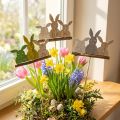 Wtyczka dekoracyjna króliczek H37cm 8szt. | Floristik24.pl