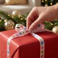 Wstążka prezentowa z wstążką do paczek Boże Narodzenie 15mm 18m | Floristik24.pl