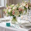 Sznurek perłowy turkusowy 6mm 15m | Floristik24.pl