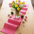 Wstążka filcowa różowa 15cm 5m | Floristik24.pl