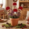 Wtyczka muchomor 7cm L33,5cm 16 sztuk | Floristik24.pl