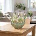 Wazon dekoracyjny Łódka Wazon ceramiczny Jasnozielony 23×8,5×11cm | Floristik24.pl