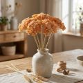 Sztuczne kwiaty krwawnika pomarańczowe 50cm 5szt w pęczku | Floristik24.pl