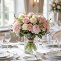 Nić knotowa Glamour Pink/Silver z drutem 33m | Floristik24.pl