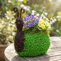 Sadzarka Snail Vine Naturalna, Zielona 21x14cm W26cm | Floristik24.pl