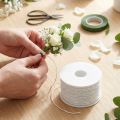 Drut papierowy biały 2mm 100m | Floristik24.pl