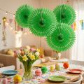 Plaster miodu Papierowy kwiat zielony Ø40cm 4szt | Floristik24.pl