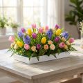 OASIS® Biała taca na kanapki do florystyki i dekoracji, 23 x 11 x 2,5 cm, zestaw 25 elementów | Floristik24.pl