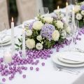 Koraliki dekoracyjne Ø8mm Fioletowe 250 szt. | Floristik24.pl