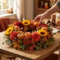 Okrągły pierścień z pianki florystycznej OASIS® Renewal® Gąbka florystyczna Biolit® 31 cm 2 szt. | Floristik24.pl