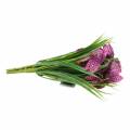 Floristik24 Kwiaty szachownicy Fritillaria sztuczny fiolet 29cm 6szt