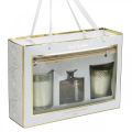 Floristik24 Zestaw upominkowy zapachowe świece zapachowe do pokoju w szklance o zapachu wanilii