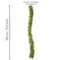Girlanda ze sztucznych cyprysów z szyszkami, 180 cm, na stół i drzwi | Floristik24.pl