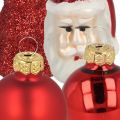 Floristik24 Mini figurki i kule dekoracyjne świąteczne różne szklane 3cm 9szt.
