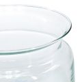 Floristik24 Miska szklana miska dekoracyjna szklana miska do pływania Ø16cm W8cm