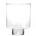 Floristik24 Szklany wazon ze szklaną dekoracją ROY lampion Ø16cm W20cm