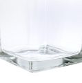 Floristik24 Kostki szklane przezroczyste 10cm x 10cm x 10cm 6szt