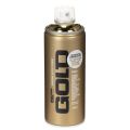 Floristik24 Farba dekoracyjna w sprayu z efektem chromu złotego, Montana, 400 ml