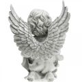Floristik24 Grave Angel Angel Figure Bird Bath Dekoracja grobu H26cm