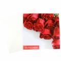 Floristik24 Karta podarunkowa czerwone róże + koperta 1szt