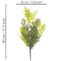 Sztuczna gałązka paproci, delikatna, do wazonu, 80cm | Floristik24.pl