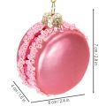 Ozdoba choinkowa w kształcie makaronika 6cm | Floristik24.pl
