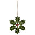 Ozdoba z ostrokrzewu, ozdoba świąteczna do zawieszenia, 26 cm | Floristik24.pl
