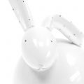 Floristik24 Ceramiczny królik biały 14cm 2szt
