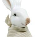 Floristik24 Ozdoba wielkanocna krawędź królika 26 cm figurka zająca wielkanocnego 2 szt
