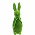 Floristik24 Flokowany królik zielony H42cm