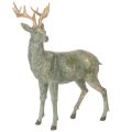 Floristik24 Figurka jelenia, dekoracyjna, stojąca, szczegółowa, 43 cm