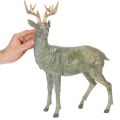 Figurka jelenia, dekoracyjna, stojąca, szczegółowa, 43 cm | Floristik24.pl