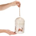 Dzwonek z motywem świątecznym do zawieszenia, 26cm | Floristik24.pl