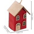 Zestaw wiszących dekoracji do domu, styl skandynawski, 7 cm, 6 elementów | Floristik24.pl