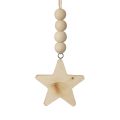 Floristik24 Drewniana dekoracja w kształcie gwiazdy Wieszak dekoracyjny w kształcie gwiazdy z drewna, wypalana gwiazda 8×8×1cm