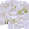 Floristik24 Hortensja Sztuczne Białe Kwiaty Prawdziwe W Dotyku 33cm