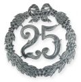 Floristik24 Numer rocznicowy 25 w kolorze srebrnym