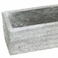 Floristik24 Planter Box Concrete Light Grey 40x8cm H6,7cm