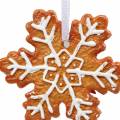 Floristik24 Ozdoby choinkowe ciasteczka płatki śniegu 12szt