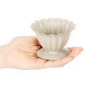 Misa, kielich, kielich kwiatowy, dekoracja kremowa, 9 cm | Floristik24.pl
