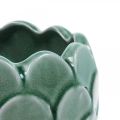 Floristik24 Ceramiczna doniczka Vintage Green Crackle Glaze Ø17cm W15cm