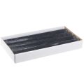 Świece w kolorze antracytowym, świece w sztyfcie 34x300 4 szt | Floristik24.pl