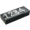 Floristik24 Adwentowe Cyfry Świece Świece Pin Cyfry Adwentowe 4,5cm 4szt