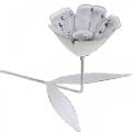 Floristik24 Wiosenna dekoracja, kształt kwiatu świecznika, dekoracja ślubna, metalowa dekoracja stołu