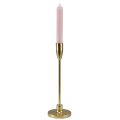Floristik24 Świecznik w kształcie złotego kija, metalowy świecznik wys. 26cm