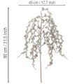 Sztuczna gałązka sosnowa z szyszkami, ozdobna gałązka sosnowa, sztuczna, 80cm, 3 sztuki | Floristik24.pl