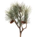 Floristik24 Sztuczna gałązka sosnowa z szyszkami, dekoracja salonu, 93 cm