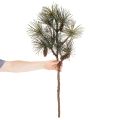 Sztuczna gałązka sosnowa z szyszkami, dekoracja salonu, 93 cm | Floristik24.pl